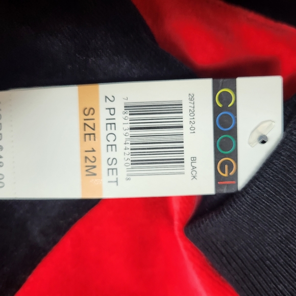 Coogi Velour Jacket and Pants Set 12M - Picture 6 of 6